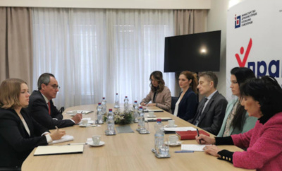 Courtesy Visit of Ambassador Urs Schmid to Minister of Public Administration and Local Self Government Aleksandar Martinovic