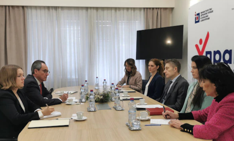 Courtesy Visit of Ambassador Schmid to Minister Martinovic Ministry of Public Administration and Local Self Government